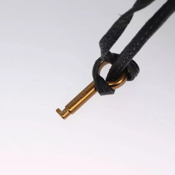 Chloe Paddington Hand Bag Leather Navy Gold Silver Auth - Picture 8 of 16